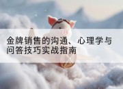 金牌销售的沟通、心理学与问答技巧实战指南