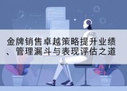 金牌销售卓越策略提升业绩、管理漏斗与表现评估之道