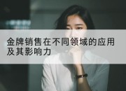 金牌销售在不同领域的应用及其影响力