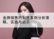 金牌销售的制胜案例分析策略、实践与启示