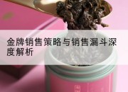 金牌销售策略与销售漏斗深度解析