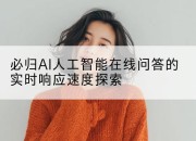 必归AI人工智能在线问答的实时响应速度探索