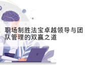 职场制胜法宝卓越领导与团队管理的双赢之道