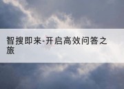 智搜即来-开启高效问答之旅