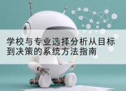 学校与专业选择分析从目标到决策的系统方法指南