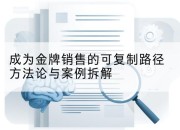 成为金牌销售的可复制路径方*与案例拆解