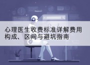 心理医生收费标准详解费用构成、区间与避坑指南