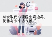 AI会取代心理医生吗边界、优势与未来协作模式